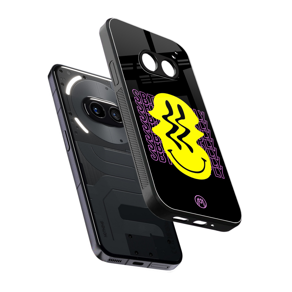 melt smile back phone cover | glass case for nothing phone 2a