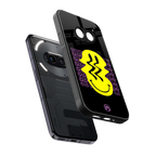melt smile back phone cover | glass case for nothing phone 2a