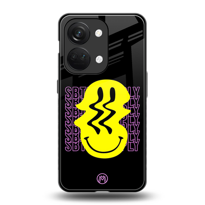 melt smile back phone cover | glass case for oneplus nord 3
