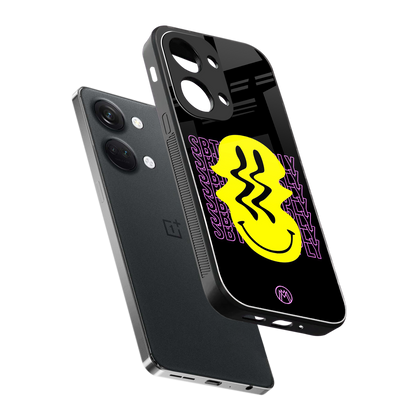 melt smile back phone cover | glass case for oneplus nord 3