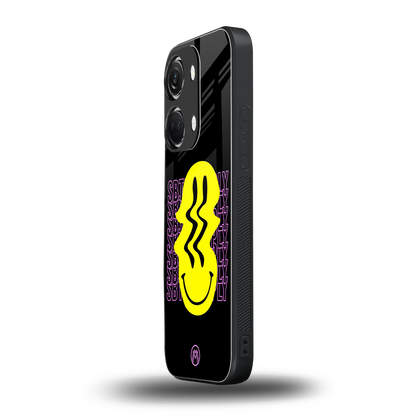 melt smile back phone cover | glass case for oneplus nord 3