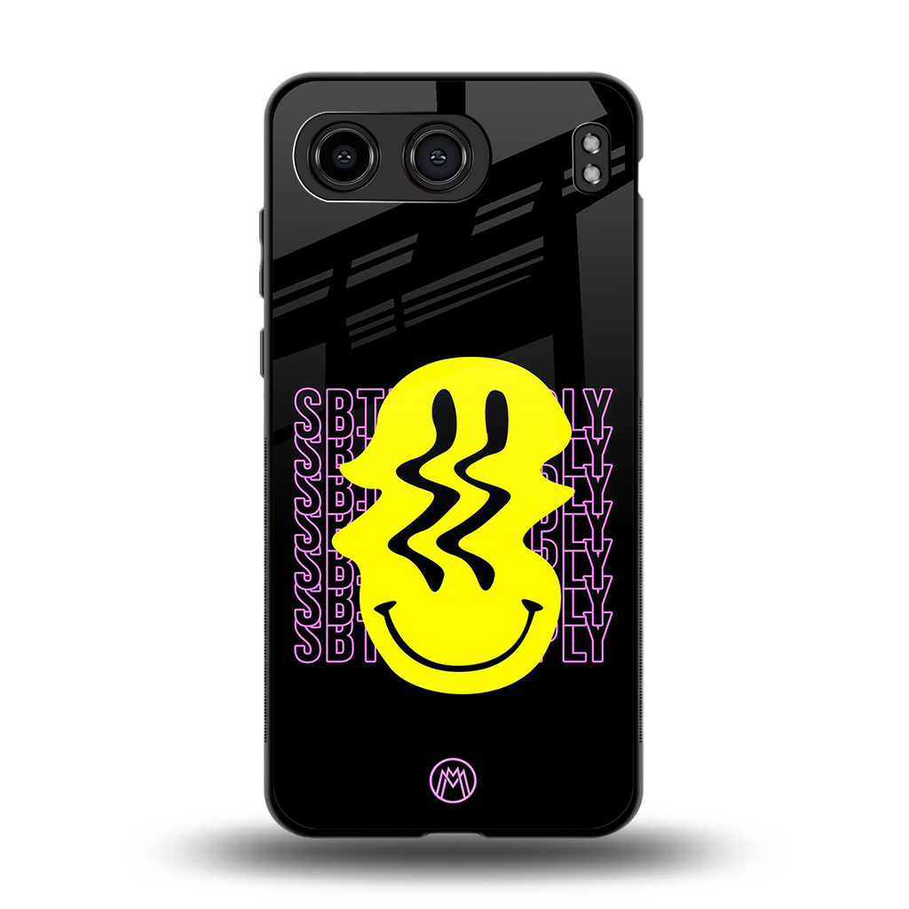 melt smile back phone cover | glass case for oneplus nord 4