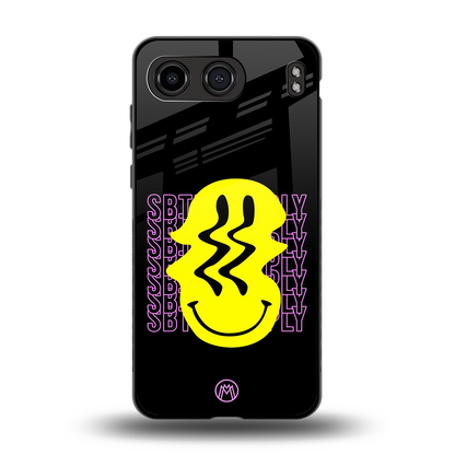 melt smile back phone cover | glass case for oneplus nord 4