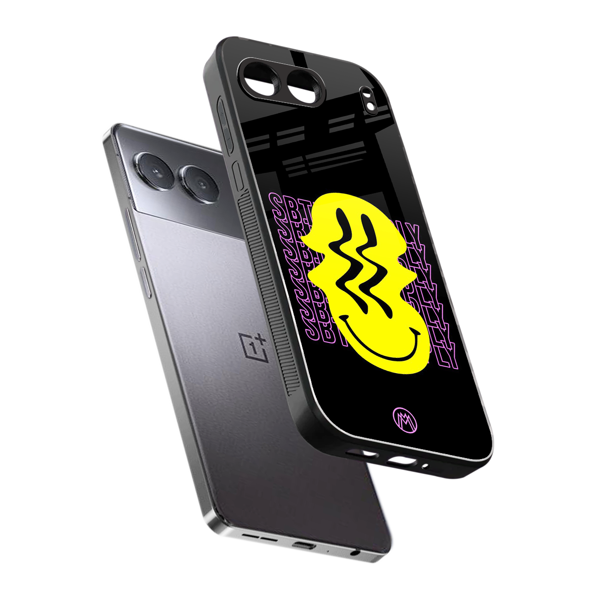 melt smile back phone cover | glass case for oneplus nord 4