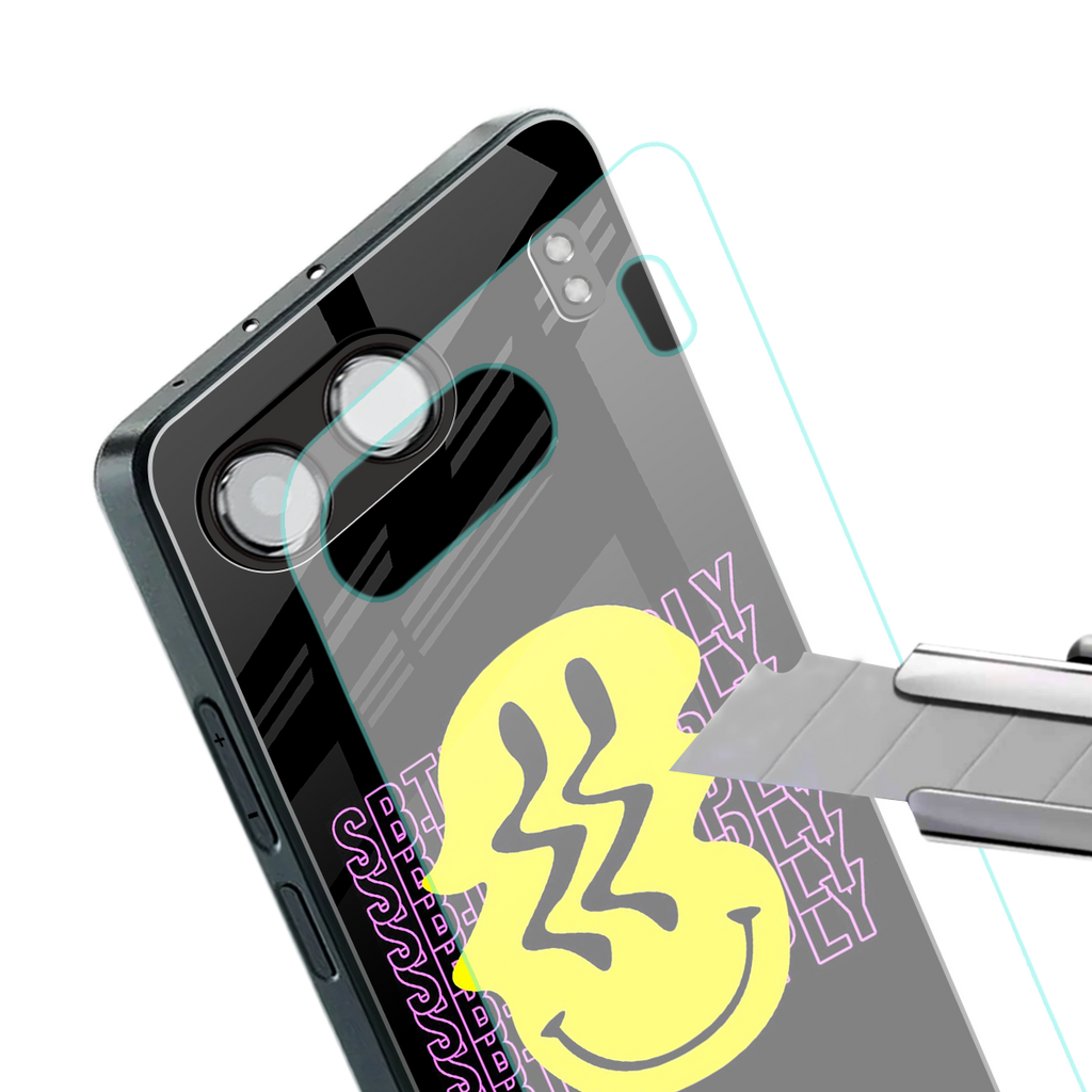 melt smile back phone cover | glass case for oneplus nord 4
