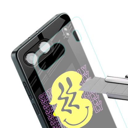 melt smile back phone cover | glass case for oneplus nord 4