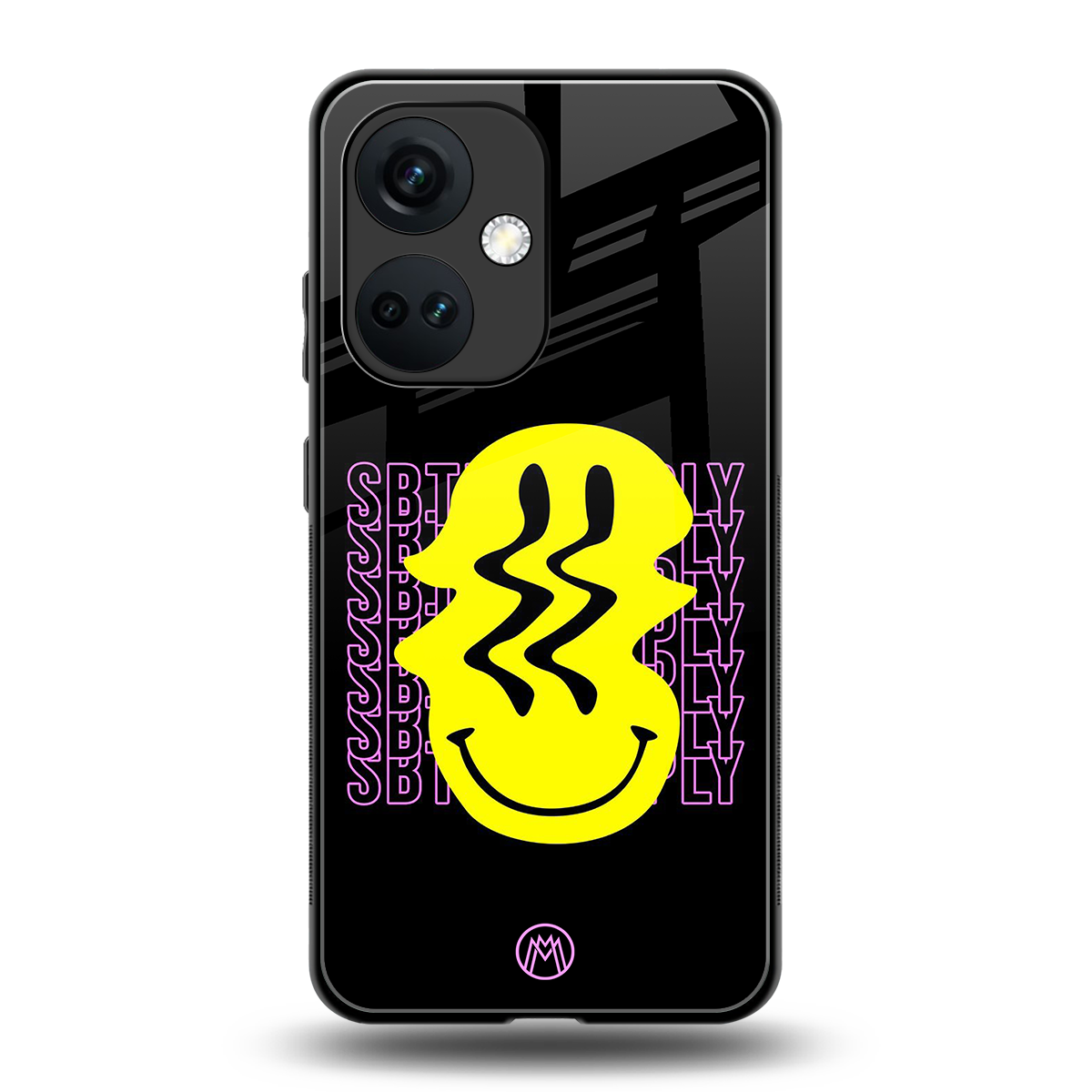 melt smile back phone cover | glass case for oneplus nord ce 3