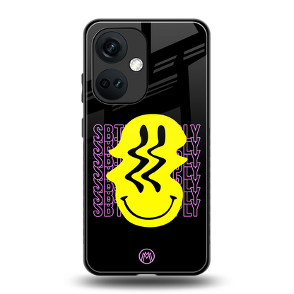 melt smile back phone cover | glass case for oneplus nord ce 3