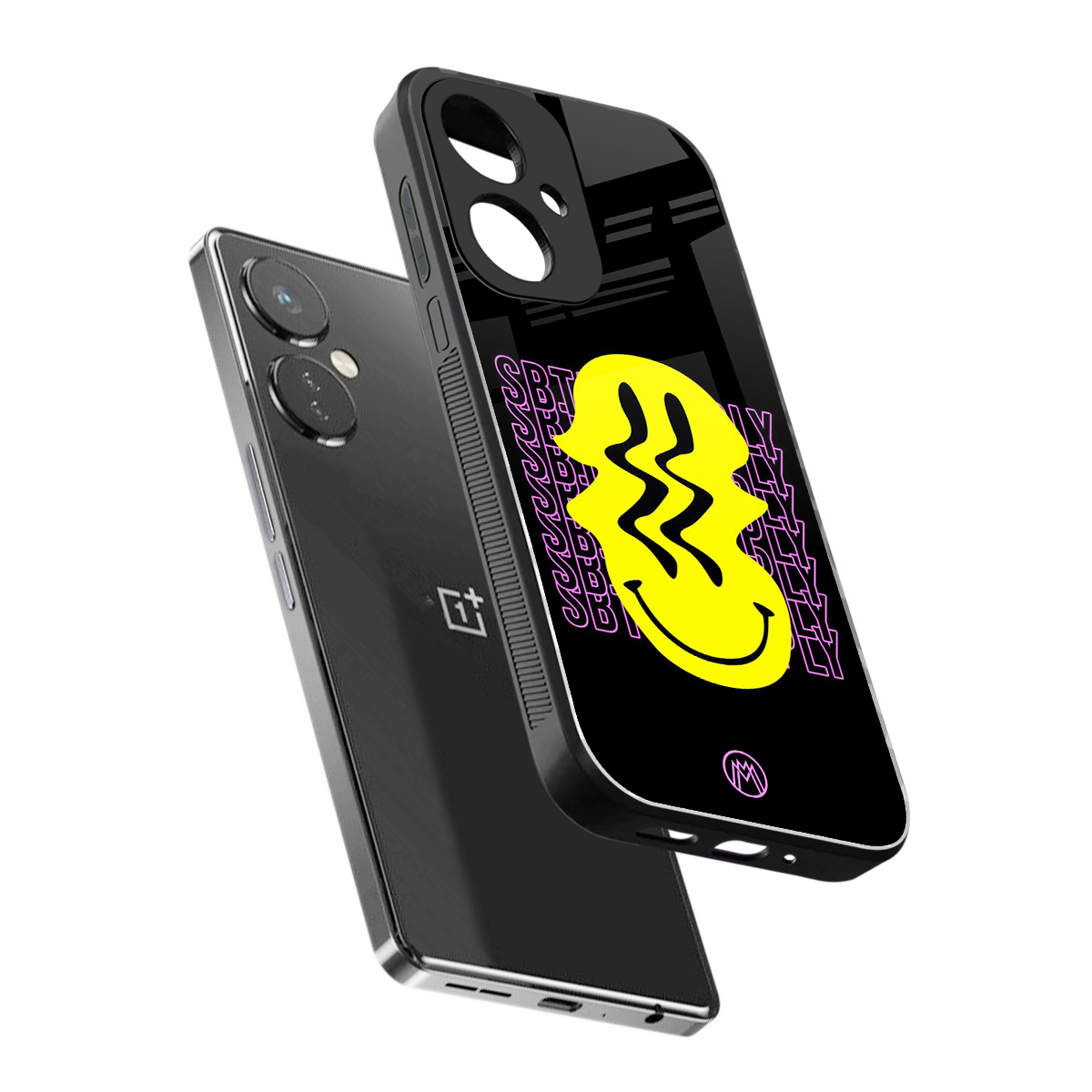 melt smile back phone cover | glass case for oneplus nord ce 3