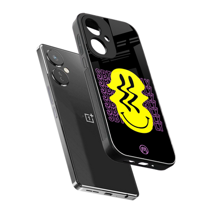 melt smile back phone cover | glass case for oneplus nord ce 3