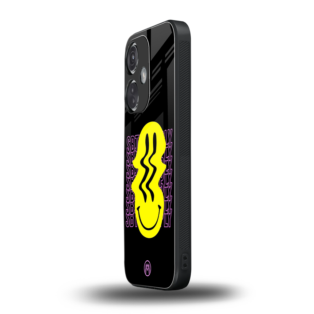 melt smile back phone cover | glass case for oneplus nord ce 3