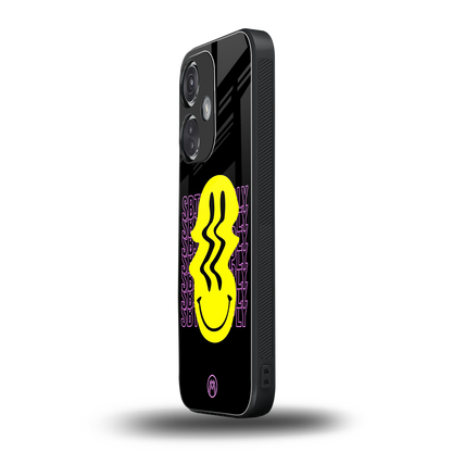 melt smile back phone cover | glass case for oneplus nord ce 3