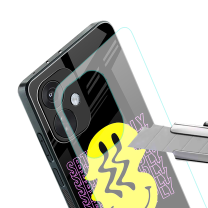 melt smile back phone cover | glass case for oneplus nord ce 3