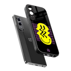 melt smile back phone cover | glass case for oneplus nord ce 4 lite