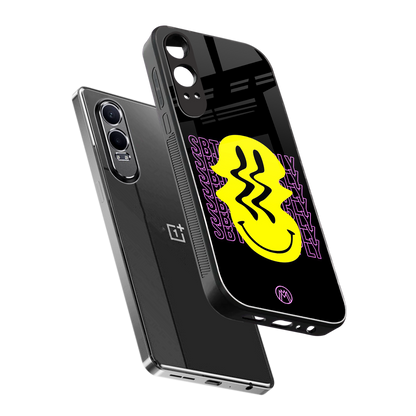 melt smile back phone cover | glass case for oneplus nord ce 4 lite