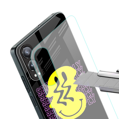 melt smile back phone cover | glass case for oneplus nord ce 4 lite