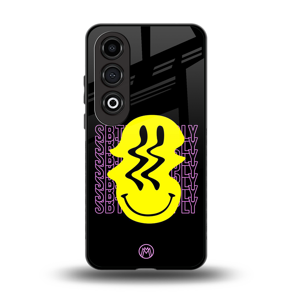 melt smile back phone cover | glass case for oneplus nord ce 4