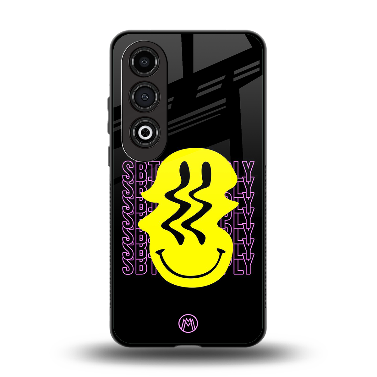 melt smile back phone cover | glass case for oneplus nord ce 4