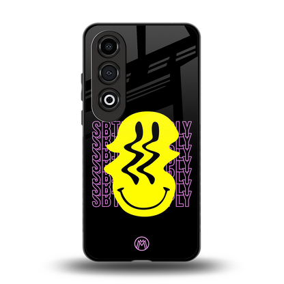 melt smile back phone cover | glass case for oneplus nord ce 4