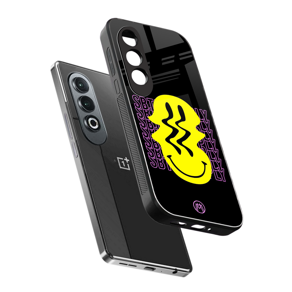 melt smile back phone cover | glass case for oneplus nord ce 4