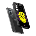 melt smile back phone cover | glass case for oneplus nord ce 4
