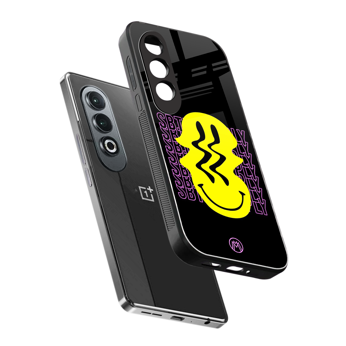 melt smile back phone cover | glass case for oneplus nord ce 4