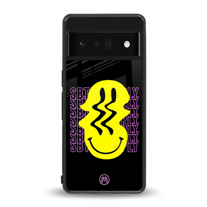 melt smile back phone cover | glass case for google pixel 6 pro