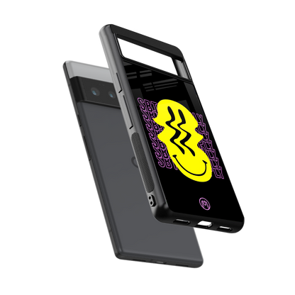melt smile back phone cover | glass case for google pixel 6 pro