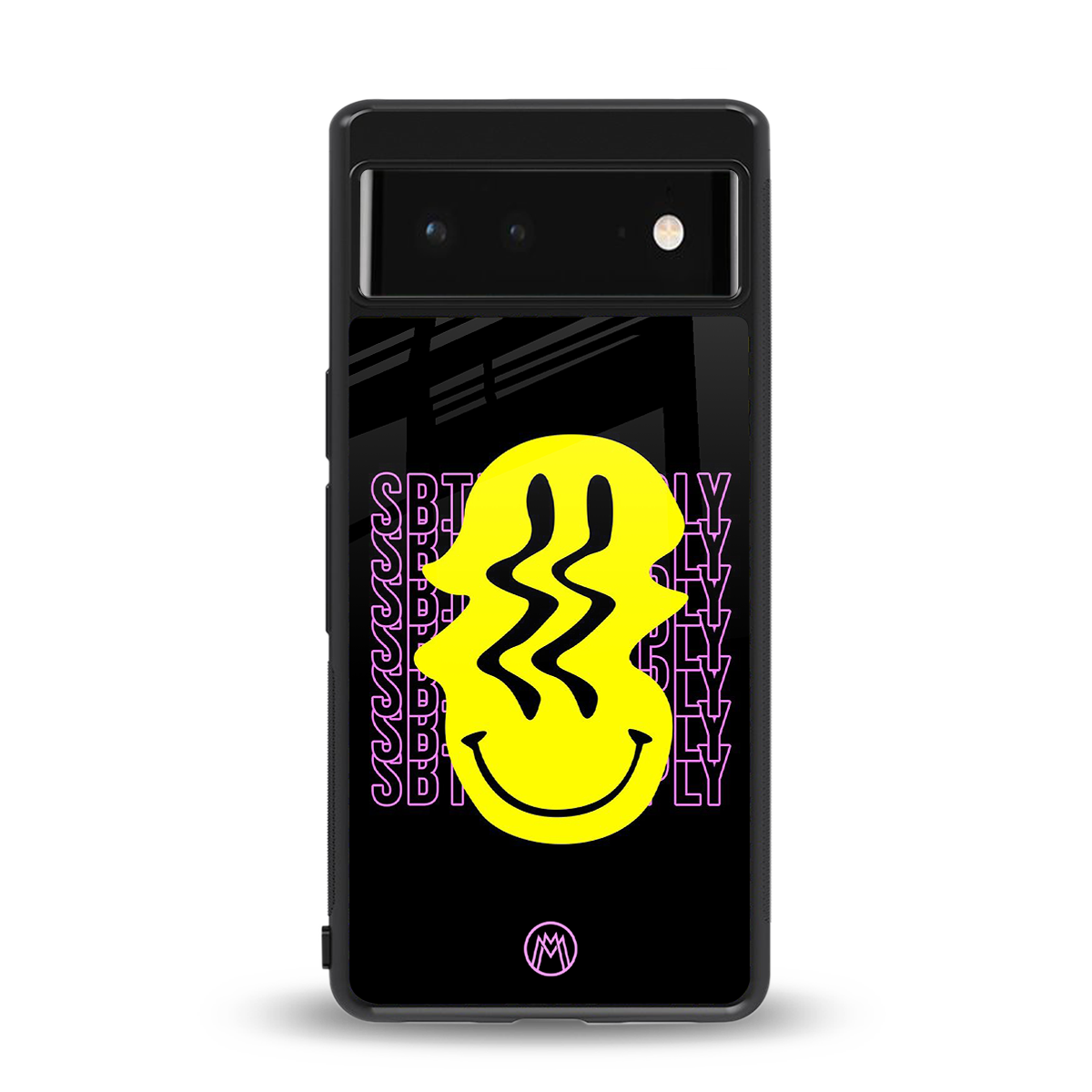 melt smile back phone cover | glass case for google pixel 6