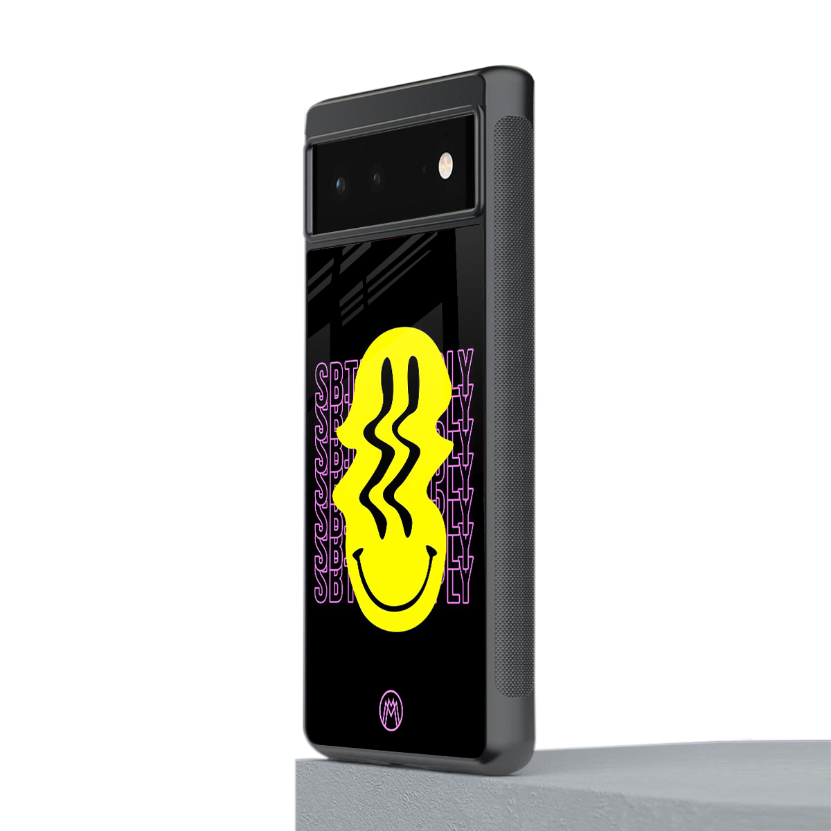 melt smile back phone cover | glass case for google pixel 6