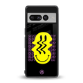 melt smile back phone cover | glass case for google pixel 7 pro