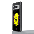 melt smile back phone cover | glass case for google pixel 7 pro