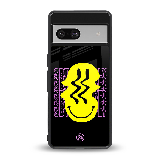 melt smile back phone cover | glass case for Google Pixel 7