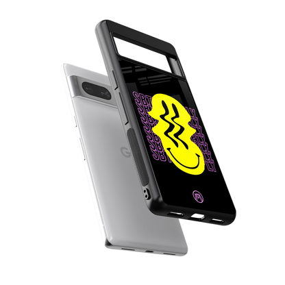 melt smile back phone cover | glass case for Google Pixel 7A