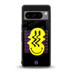 melt smile back phone cover | glass case for google pixel 8 pro