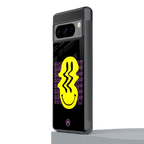 melt smile back phone cover | glass case for google pixel 8 pro