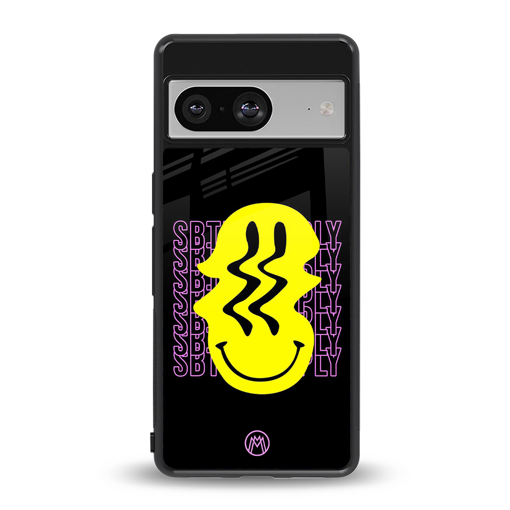 melt smile back phone cover | glass case for Google Pixel 8