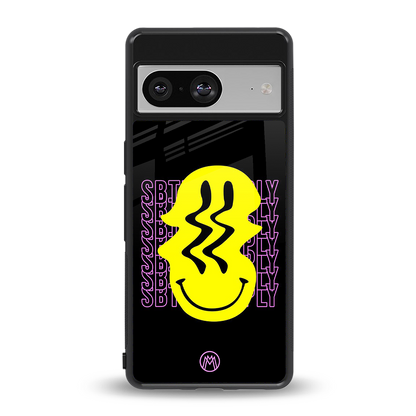 melt smile back phone cover | glass case for Google Pixel 8