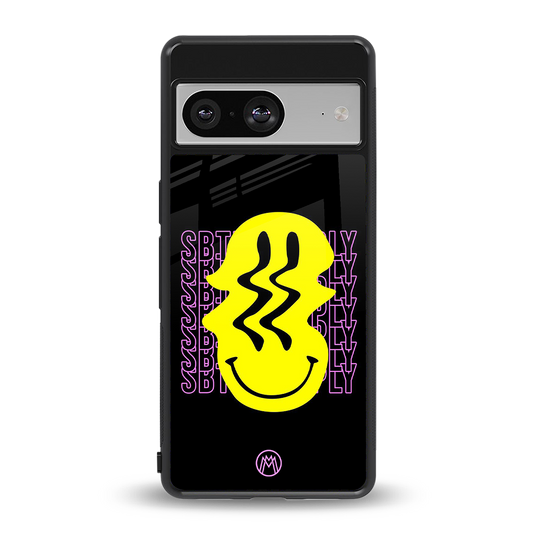 melt smile back phone cover | glass case for Google Pixel 8