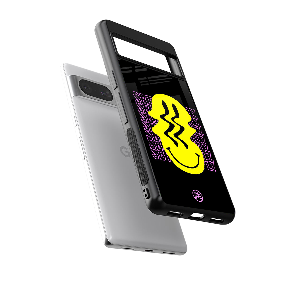 melt smile back phone cover | glass case for Google Pixel 8