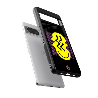 melt smile back phone cover | glass case for Google Pixel 8