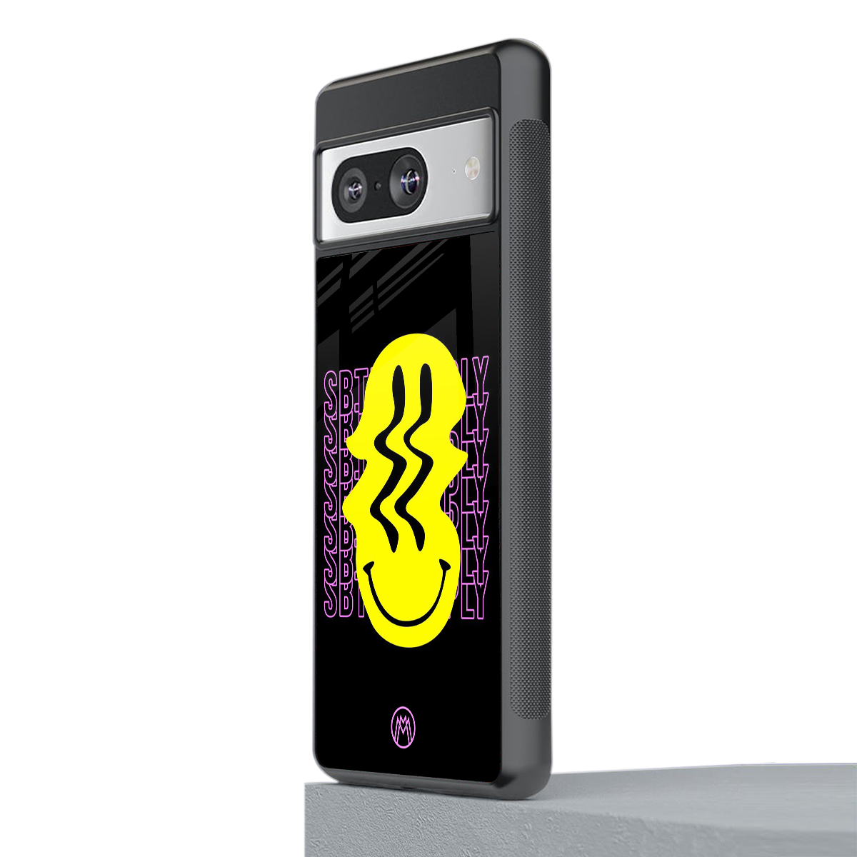 melt smile back phone cover | glass case for Google Pixel 8