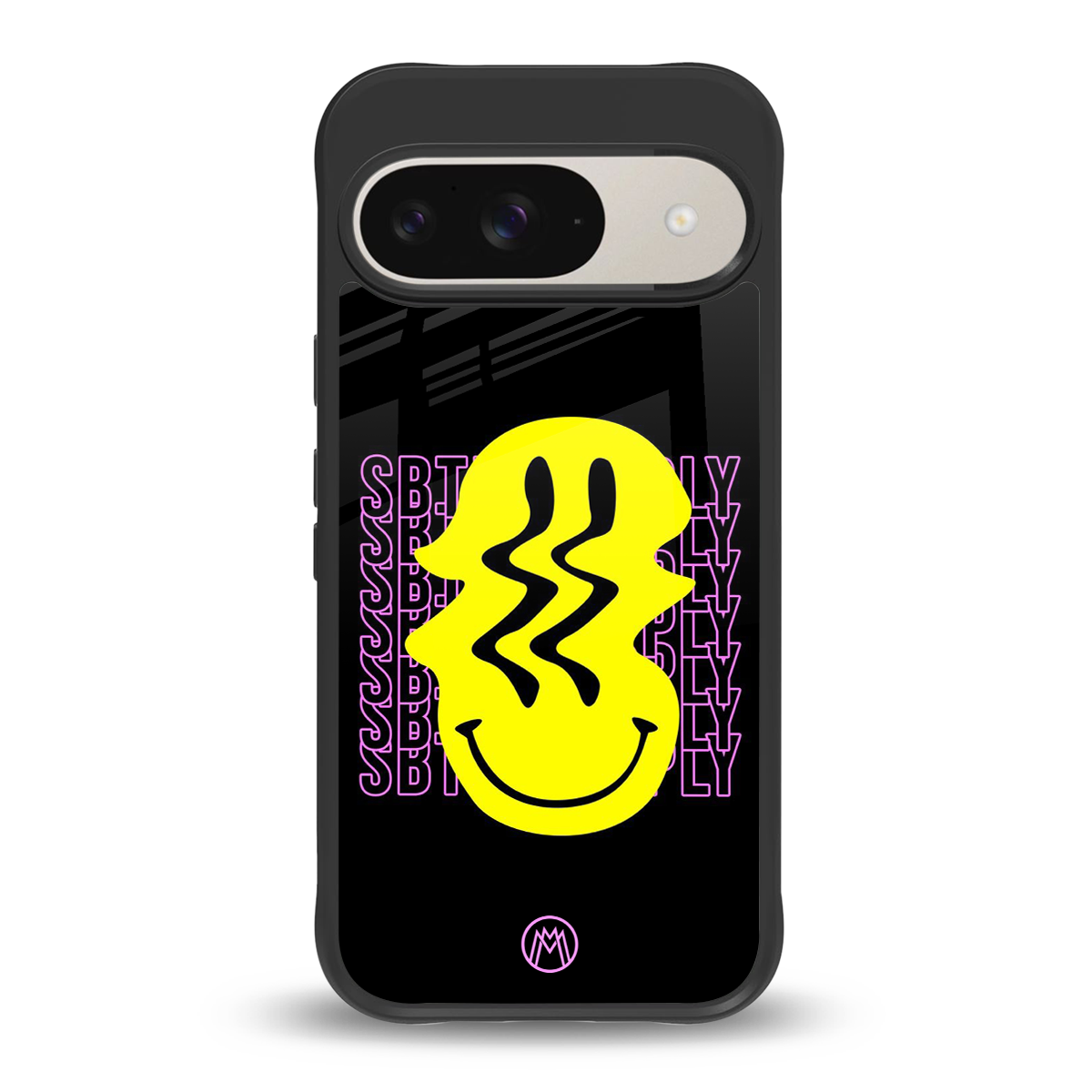 melt smile back phone cover | glass case for google pixel 9