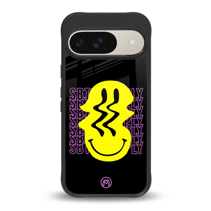 melt smile back phone cover | glass case for google pixel 9