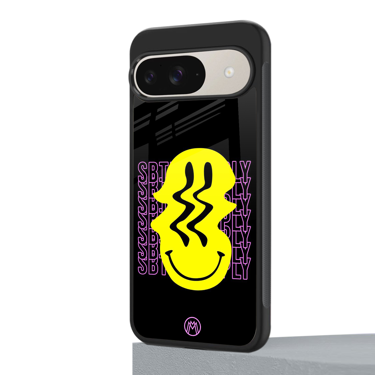 melt smile back phone cover | glass case for google pixel 9