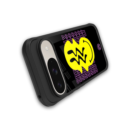 melt smile back phone cover | glass case for google pixel 9