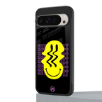 melt smile back phone cover | glass case for google pixel 9 pro