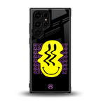 melt smile back phone cover | glass case for samsung galaxy s23 ultra