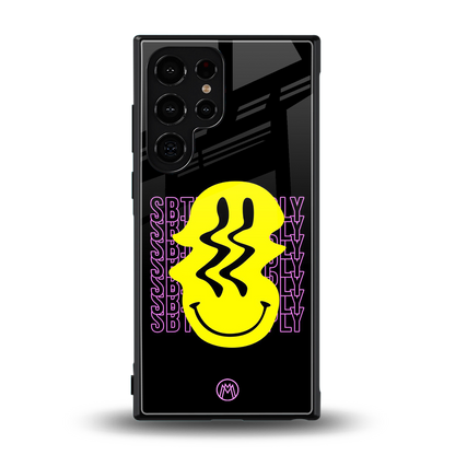 melt smile back phone cover | glass case for samsung galaxy s23 ultra
