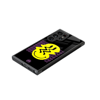 melt smile back phone cover | glass case for samsung galaxy s23 ultra